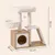 FEANDREA - Arbre à chat - Moderne bois niche griffoir FEANDREA - Arbre à chat - Moderne bois niche griffoir