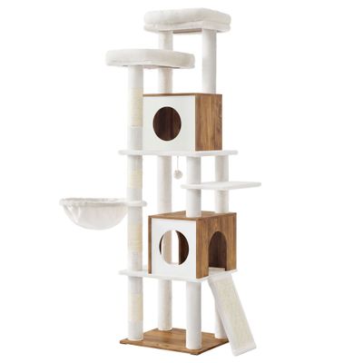 FEANDREA - Arbre à chat - Moderne bois niches griffoir