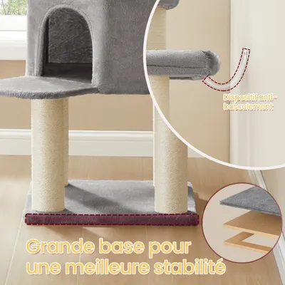 FEANDREA - Arbre à chat - Géant à plusieurs niveaux
