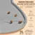 Zatte Tapis Silicone Antidérapant pour Gamelles Chat et Chien - Gris Foncé