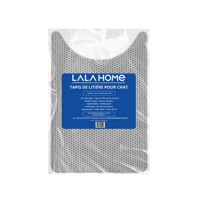 LALAHOME Tapis de litière double couche LALAHOME Tapis de litière double couche