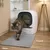 LALAHOME Tapis de litière double couche LALAHOME Tapis de litière double couche