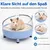 Zatte Baignoire à Sable pour Hamster 16,5 cm - Toilette pour Petits Animaux Zatte Baignoire à Sable pour Hamster 16,5 cm - Toilette pour Petits Animaux
