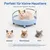 Zatte Baignoire à Sable pour Hamster 16,5 cm - Toilette pour Petits Animaux Zatte Baignoire à Sable pour Hamster 16,5 cm - Toilette pour Petits Animaux