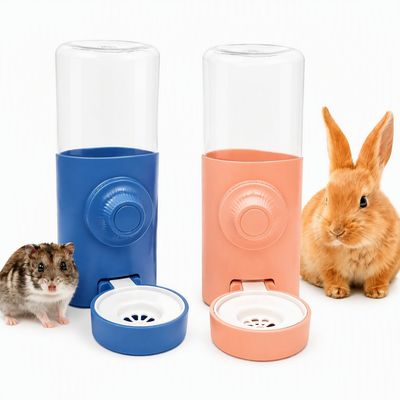 Zatte Biberon Suspendu Anti-Goutte 600 ml pour Lapin et Petits Animaux