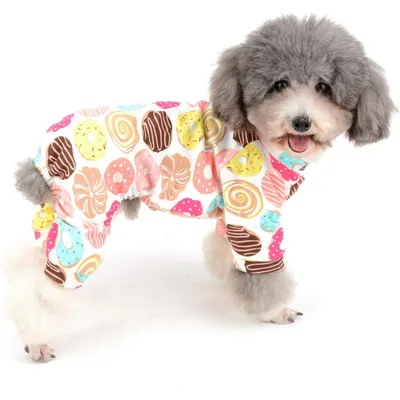 Zatte Combinaison Pyjama Motif Canard pour Petit Chien - Coton
