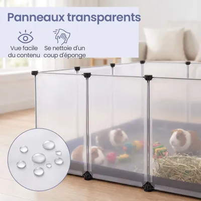 SONGMICS - Enclos pour Lapin - Parc Modulable Imperméable SONGMICS - Enclos pour Lapin - Parc Modulable Imperméable