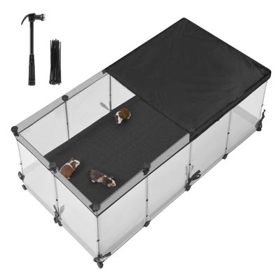 SONGMICS - Enclos pour Lapin - Parc Modulable Intérieur