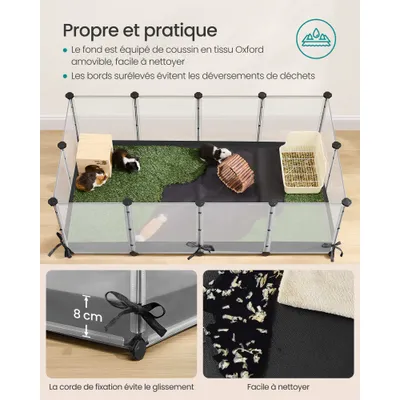 SONGMICS - Enclos pour Lapin - Parc Modulable Intérieur SONGMICS - Enclos pour Lapin - Parc Modulable Intérieur