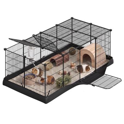 SONGMICS Parcs de jeu, Tapis Imperméable, Double Porte