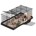SONGMICS - Parc de jeu - Tapis Imperméable Double Porte
