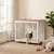 FEANDREA - Cage pour chien - Table d'appoint 2 portes