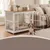 FEANDREA - Cage pour chien - Table d'appoint 2 portes