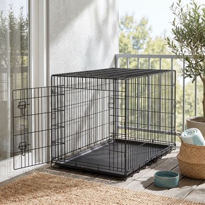 FEANDREA - Cage de transport pliable pour chien