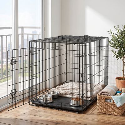FEANDREA - Cage de transport pliable pour chien