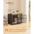 FEANDREA - Meuble Cage pour Chien - Acier 82x55x64 cm FEANDREA - Meuble Cage pour Chien - Acier 82x55x64 cm