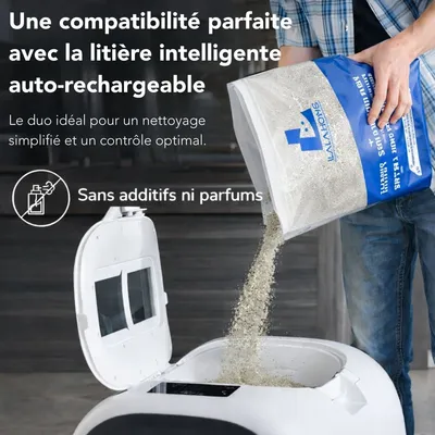 LALAHOME Litière 3-en-1 Premium Bentonite 7,4 kg