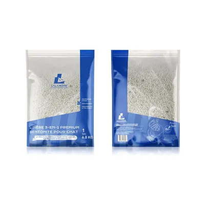 LALAHOME Litière 3-en-1 Premium Bentonite 7,4 kg