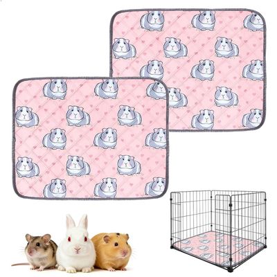 Zatte Tapis Absorbant pour Cage Cochon d'Inde - Lot de 2 Lavable