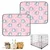Zatte Tapis Absorbant pour Cage Cochon d'Inde - Lot de 2 Lavable Zatte Tapis Absorbant pour Cage Cochon d'Inde - Lot de 2 Lavable