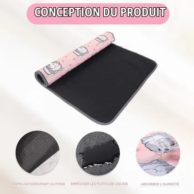 Zatte Tapis Absorbant pour Cage Cochon d'Inde - Lot de 2 Lavable Zatte Tapis Absorbant pour Cage Cochon d'Inde - Lot de 2 Lavable