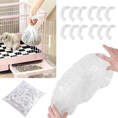 Zatte Sacs à Litière Jetables Lot de 50 - 35×25 cm Petits Animaux