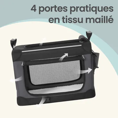 FEANDREA - Caisse de Transport Pliable - Sac Chien Moyen FEANDREA - Caisse de Transport Pliable - Sac Chien Moyen