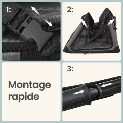 FEANDREA - Caisse de Transport Pliable - Sac Chien Moyen
