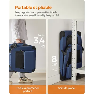 Feandrea - Sac Transport Chat Chien - Caisse Pliable Feandrea - Sac Transport Chat Chien - Caisse Pliable