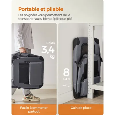 Feandrea - Sac Transport Chat Chien - Caisse Pliable Feandrea - Sac Transport Chat Chien - Caisse Pliable