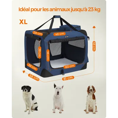 Feandrea - Sac Transport - Caisse Pliable Animaux de Companie