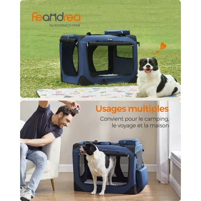 Feandrea - Sac Transport - Caisse Pliable Animaux de Companie
