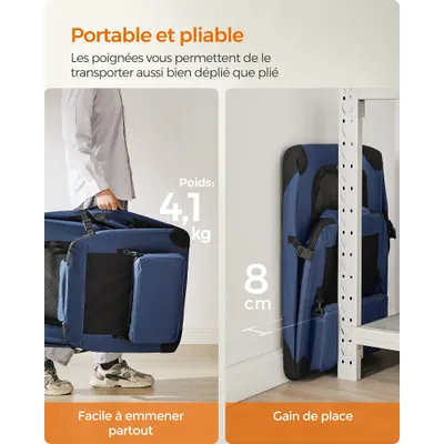 Feandrea - Sac Transport - Caisse Pliable Animaux de Companie