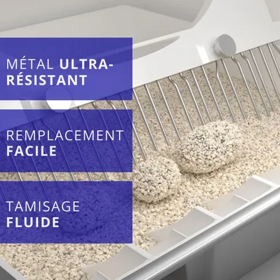 LALAHOME Râteau de remplacement pour litière