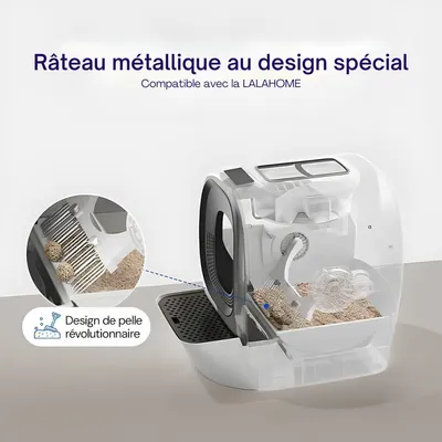 LALAHOME Râteau de remplacement pour litière