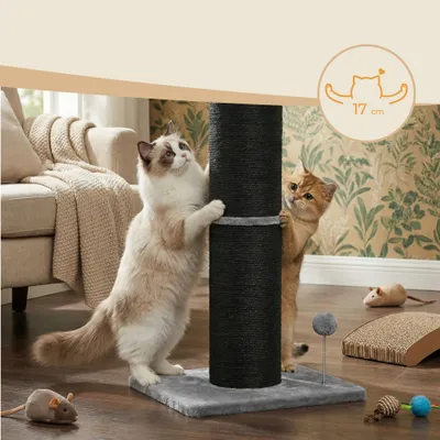 FEANDREA - Griffoir pour chat - Tronc épais et balle
