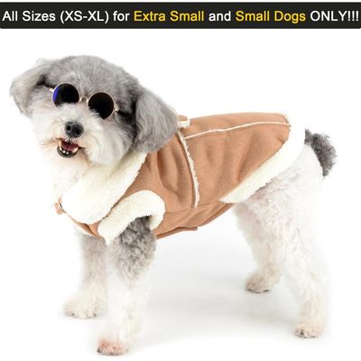 Zatte Gilet Polaire Doux et Chaud pour Petit Chien et Chat - Lot de 3