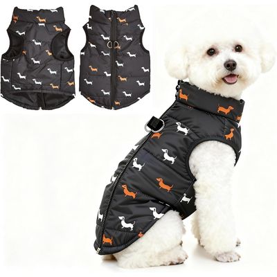 Zatte Manteau Hiver Imperméable Petit Chien - Ouverture Harnais L
