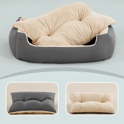 FEANDREA - Panier pour Chien - Coussin Réversible Lavable FEANDREA - Panier pour Chien - Coussin Réversible Lavable