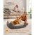 FEANDREA - Panier pour Chien - Coussin Réversible Lavable FEANDREA - Panier pour Chien - Coussin Réversible Lavable