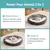 Zatte Lit Cachère Donut 50 cm avec Couverture pour Chat et Petit Chien