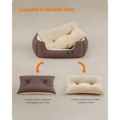 FEANDREA - Panier pour Chien - Coussin Réversible Lavable FEANDREA - Panier pour Chien - Coussin Réversible Lavable