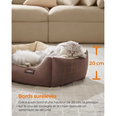 FEANDREA - Panier pour Chien - Coussin Réversible Lavable FEANDREA - Panier pour Chien - Coussin Réversible Lavable