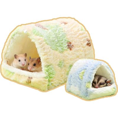 Zatte Cachette pour Hamster Lot de 2 - Nid Douillet pour Petits Animaux
