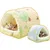Zatte Cachette pour Hamster Lot de 2 - Nid Douillet pour Petits Animaux Zatte Cachette pour Hamster Lot de 2 - Nid Douillet pour Petits Animaux