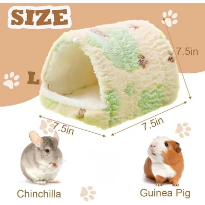 Zatte Cachette pour Hamster Lot de 2 - Nid Douillet pour Petits Animaux Zatte Cachette pour Hamster Lot de 2 - Nid Douillet pour Petits Animaux