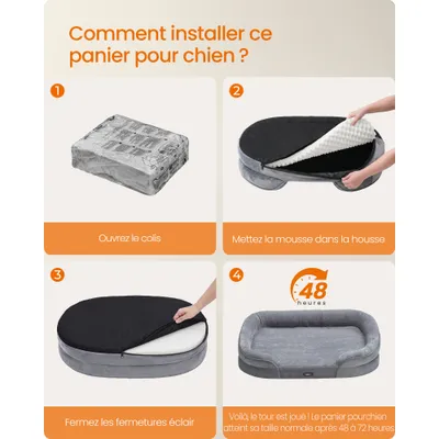 FEANDREA - Panier pour Chien - Orthopédique FEANDREA - Panier pour Chien - Orthopédique