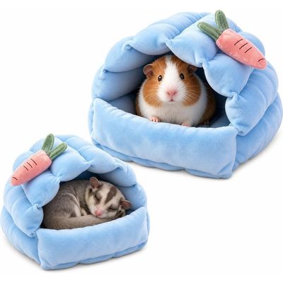 Zatte Panier pour Hamster et Petits Animaux - Cachette 2 Tailles Lavable