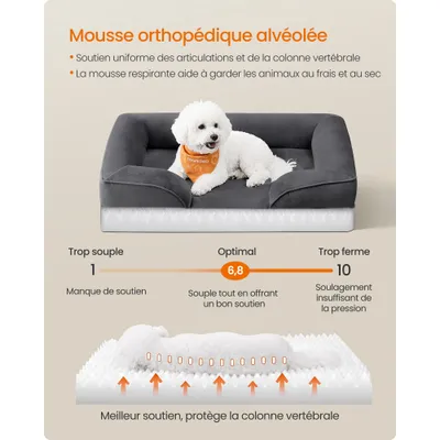 FEANDREA - Canapé pour Chien - Lit Déhoussable Antidérapant FEANDREA - Canapé pour Chien - Lit Déhoussable Antidérapant
