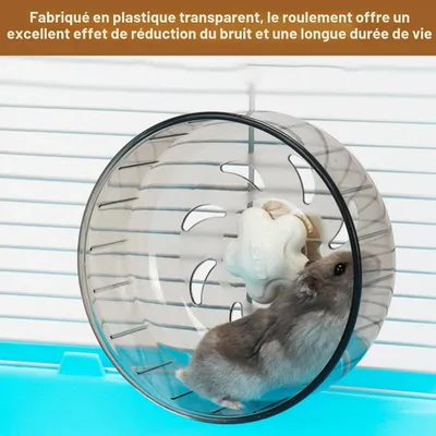 Zatte Roue d'Exercice Silencieuse pour Hamster 13 cm - Antidérapante Zatte Roue d'Exercice Silencieuse pour Hamster 13 cm - Antidérapante
